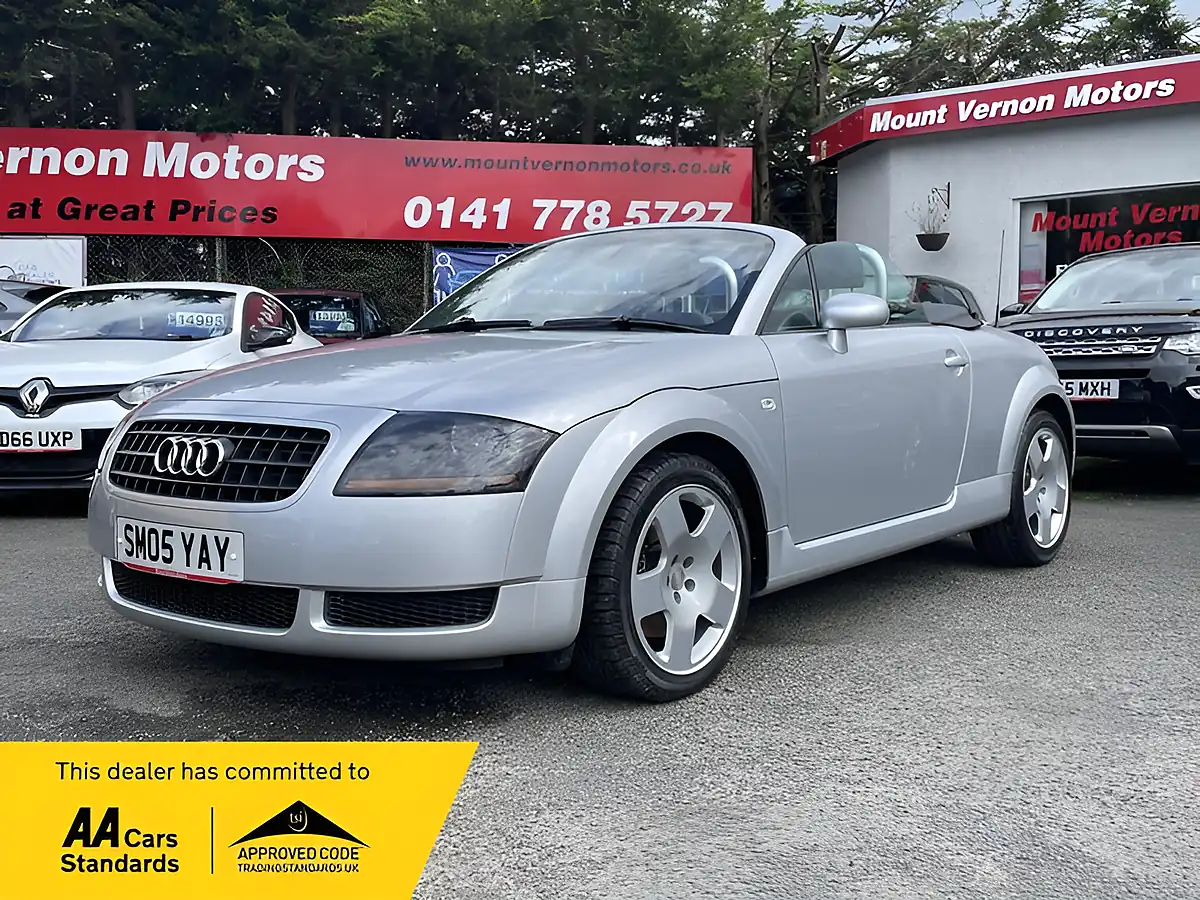 Used 2005 Audi Tt Roadster Silver - Front View
