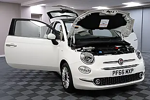 Used 2005 Fiat 500 Lounge White - Interior and Exterior details 10