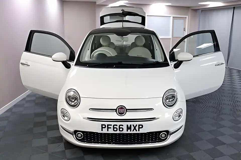 Used 2005 Fiat 500 Lounge White - Interior and Exterior details 6