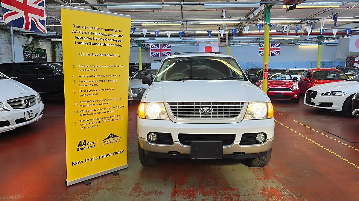 Used 2005 Ford Explorer Eddie Bauer White - Interior and Exterior details 2
