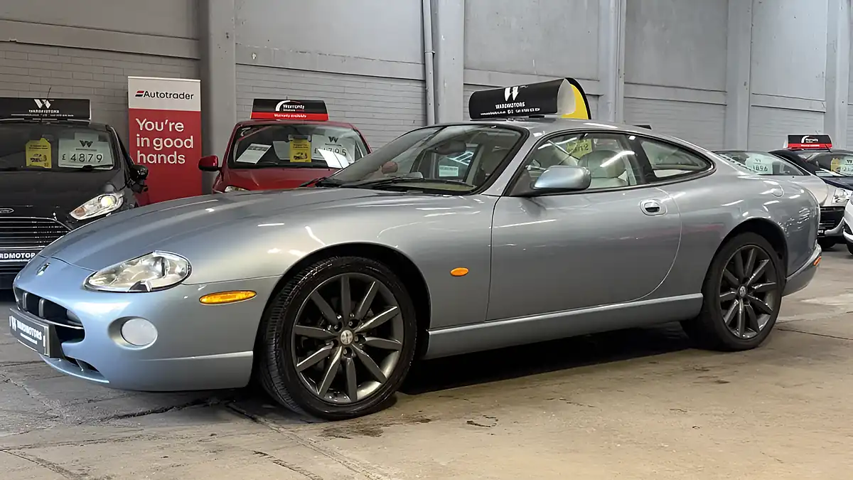 Used 2005 Jaguar XK8 Coupe Blue - Front View