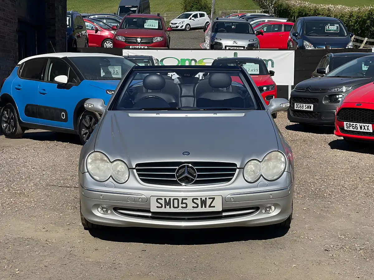 Used 2005 Mercedes-Benz Clk Avantgarde Silver - Interior and Exterior details 2