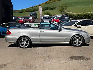 Used 2005 Mercedes-Benz Clk Avantgarde Silver - Interior and Exterior details 7
