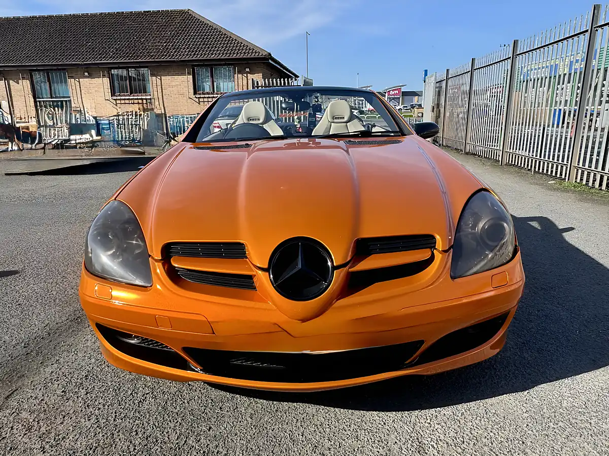 Used 2005 Mercedes-Benz Slk 200 Orange - Interior and Exterior details 2