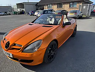 Used 2005 Mercedes-Benz Slk 200 Orange - Interior and Exterior details 3