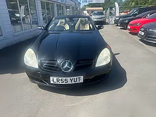 Used 2005 Mercedes-Benz Slk Convertible Black - Interior and Exterior details 2