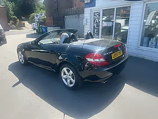 Used 2005 Mercedes-Benz Slk Convertible Black - Interior and Exterior details 6