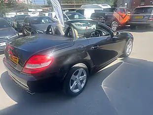 Used 2005 Mercedes-Benz Slk Convertible Black - Interior and Exterior details 9