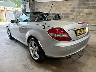 Used 2005 Mercedes-Benz Slk Convertible Silver - Interior and Exterior details 13