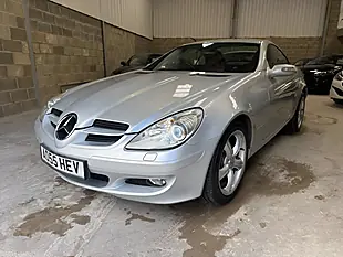 Used 2005 Mercedes-Benz Slk Convertible Silver - Interior and Exterior details 3