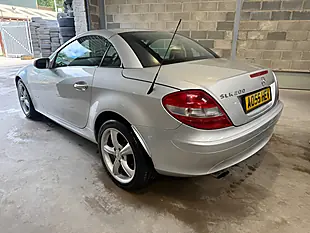 Used 2005 Mercedes-Benz Slk Convertible Silver - Interior and Exterior details 5