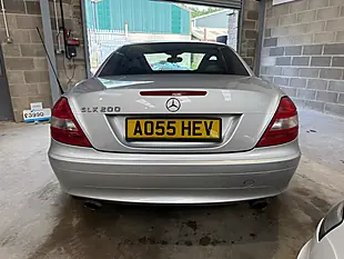 Used 2005 Mercedes-Benz Slk Convertible Silver - Interior and Exterior details 6