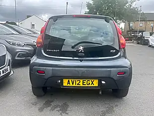 Used 2005 Peugeot 107 Active Grey - Interior and Exterior details 4