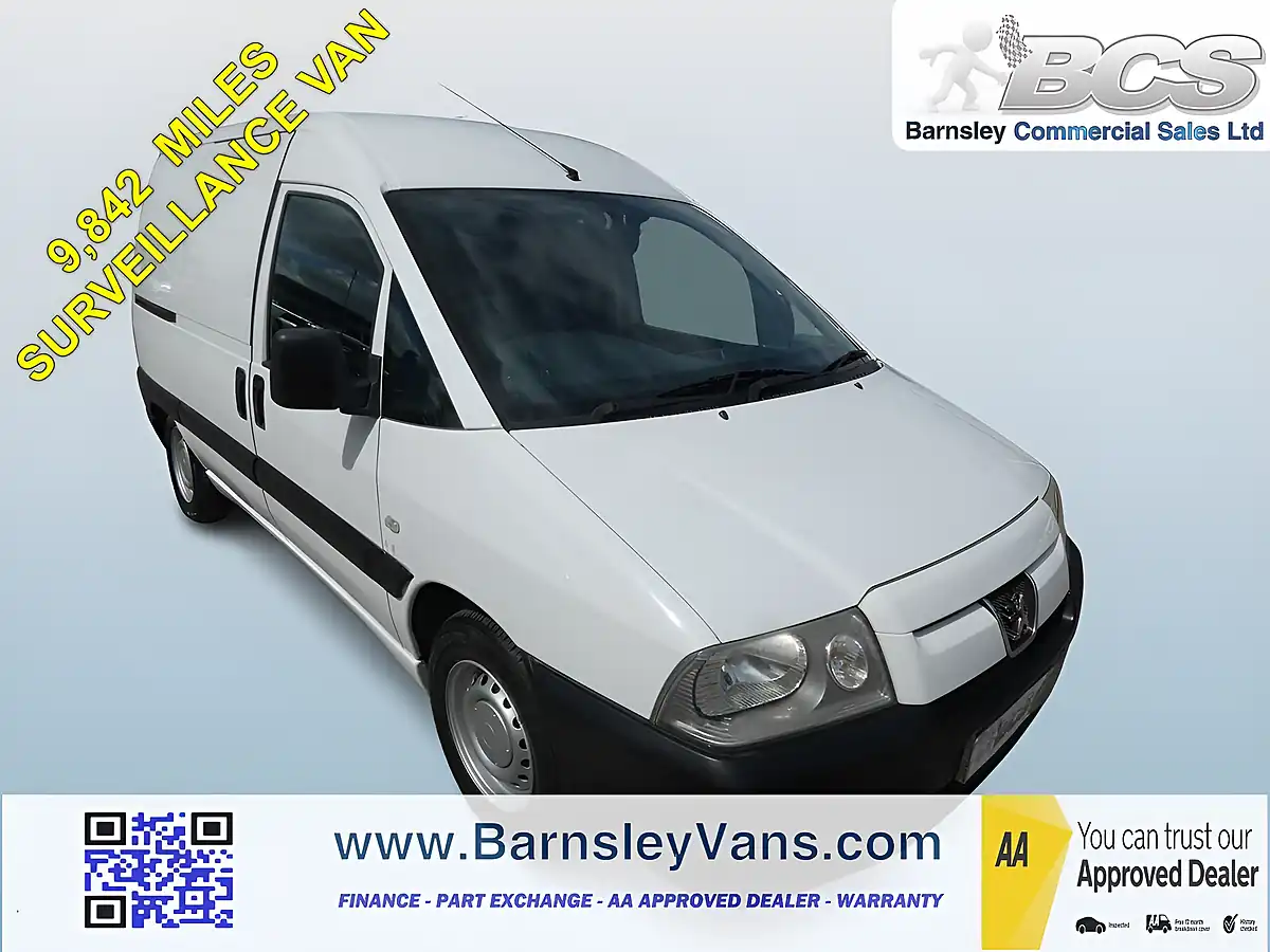 Used 2005 Peugeot Expert Surveillance Van White - Front View