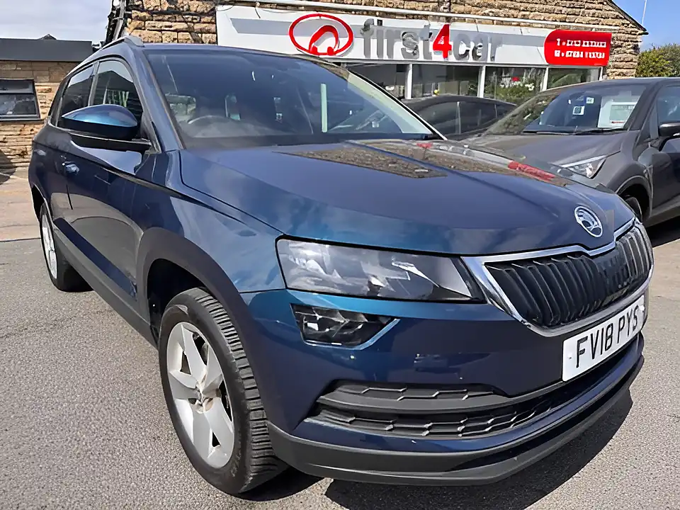Used 2005 Skoda Karoq Se Blue - Front View