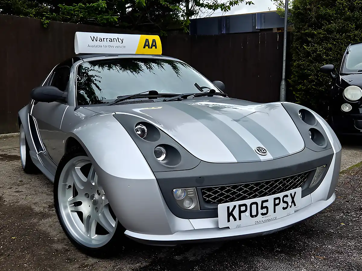 Used 2005 Smart Roadster Brabus Silver - Front View