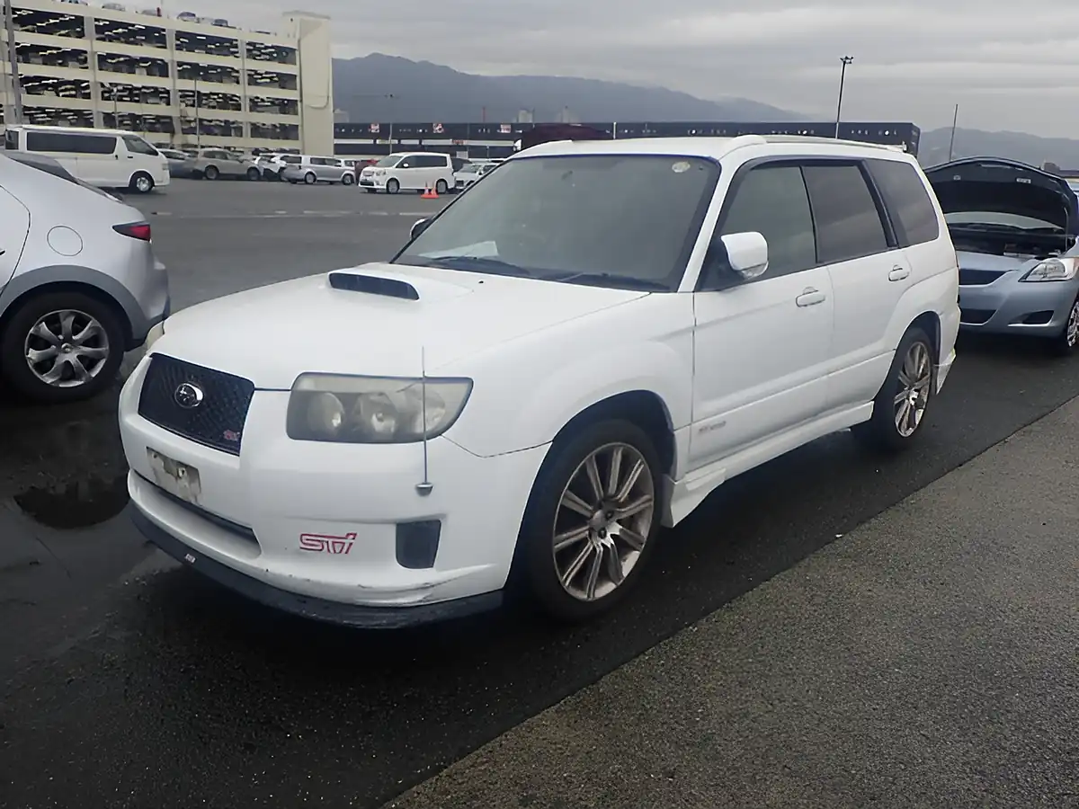 Used 2005 Subaru Forester Sti SG9 White - Interior and Exterior details 2