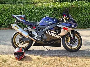 Used 2005 Suzuki GSX-R750 K5 Blue - Interior and Exterior details 4