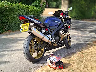 Used 2005 Suzuki GSX-R750 K5 Blue - Interior and Exterior details 5