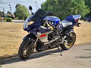 Used 2005 Suzuki GSX-R750 K5 Blue - Interior and Exterior details 9