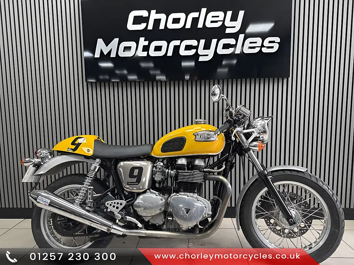 Used 2005 Triumph Thruxton Standard Yellow - Front View