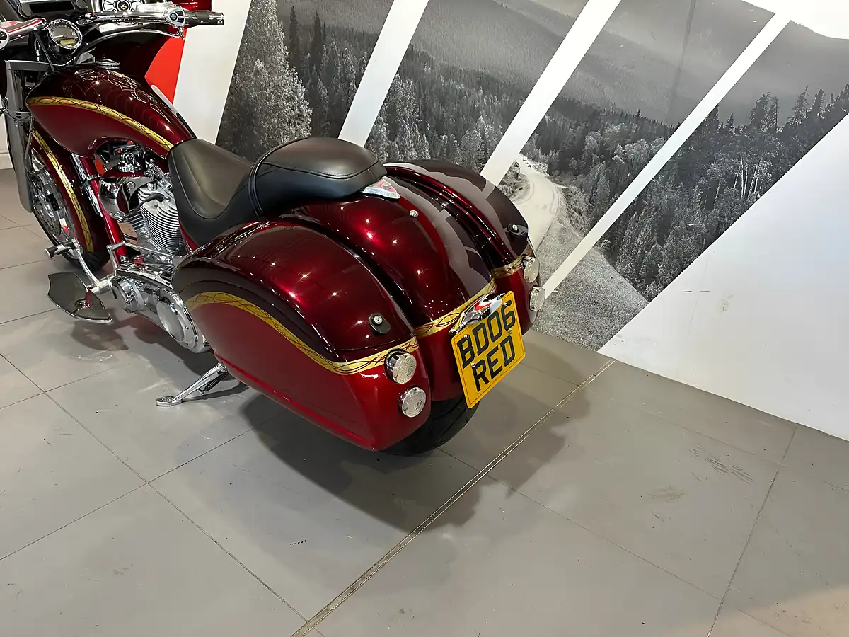 Used 2006 Big Dog Bulldog Custom Red - Interior and Exterior details 10