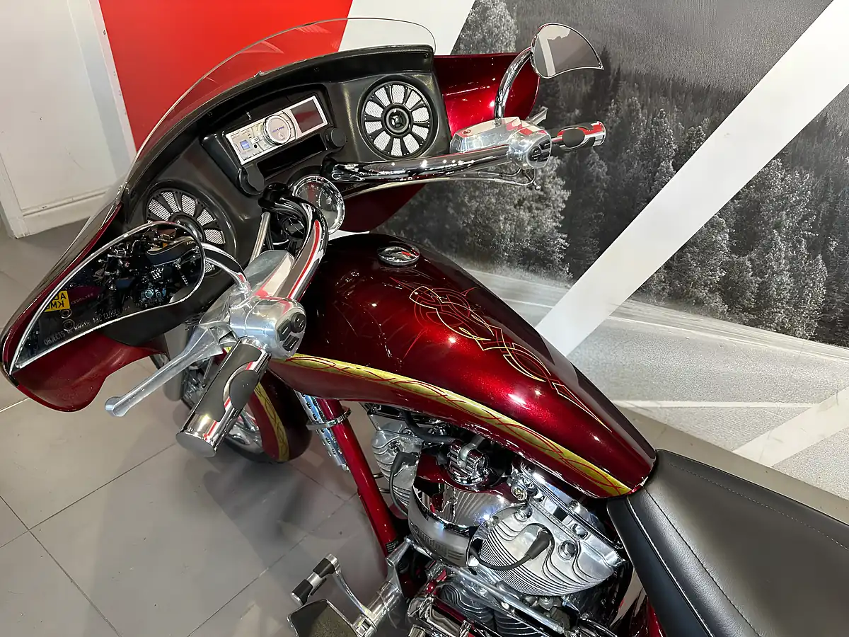 Used 2006 Big Dog Bulldog Custom Red - Interior and Exterior details 11