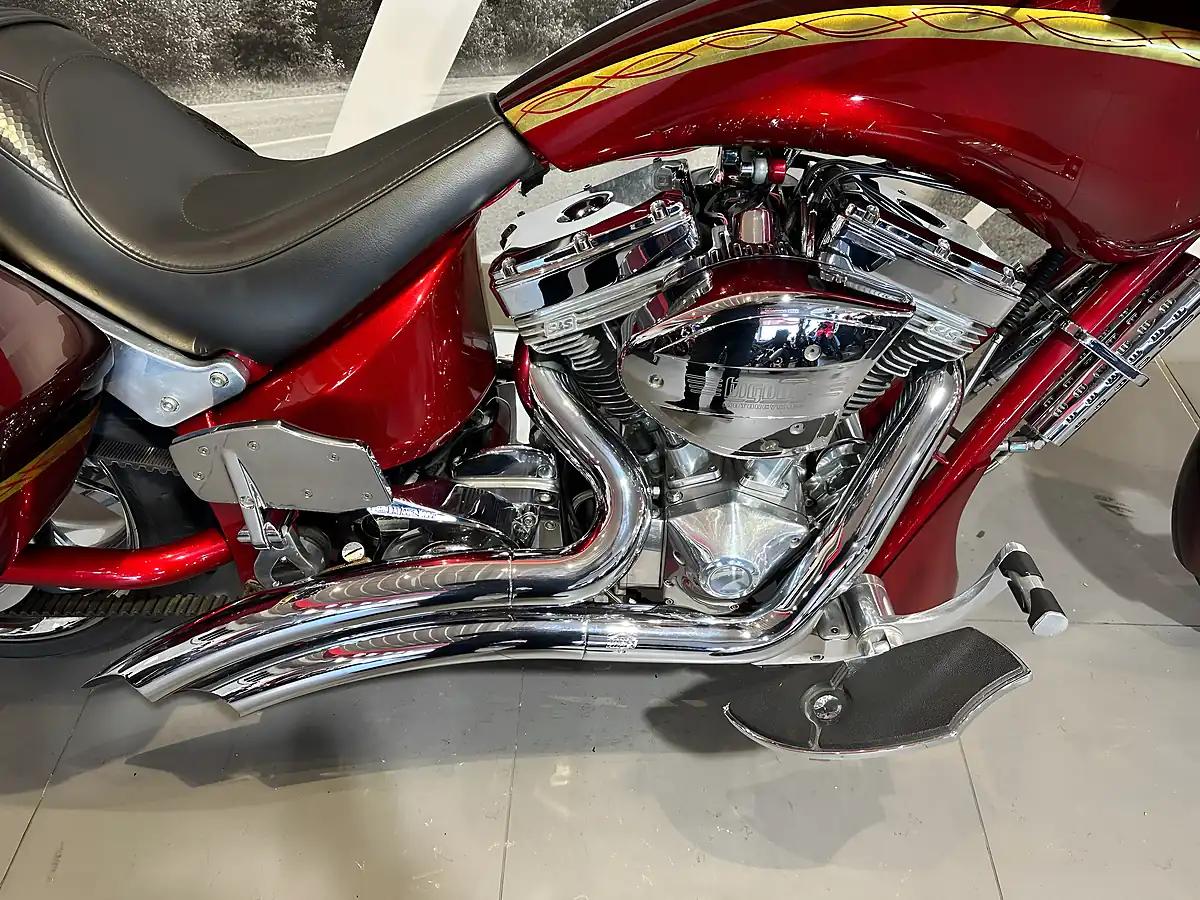 Used 2006 Big Dog Bulldog Custom Red - Interior and Exterior details 20