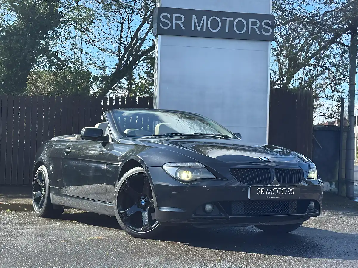 Used 2006 BMW 6 Series Black - Front View