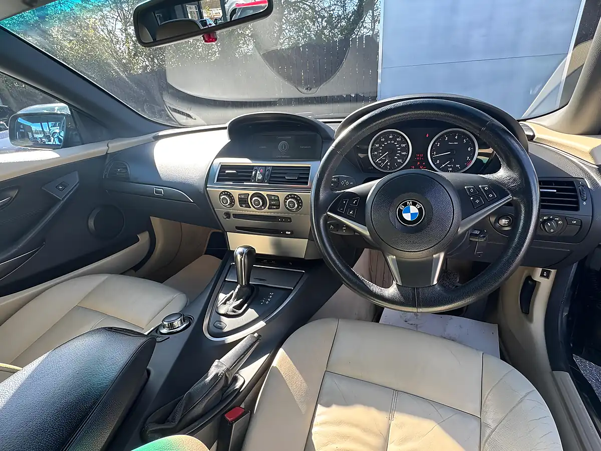 Used 2006 BMW 6 Series Black - Interior and Exterior details 9