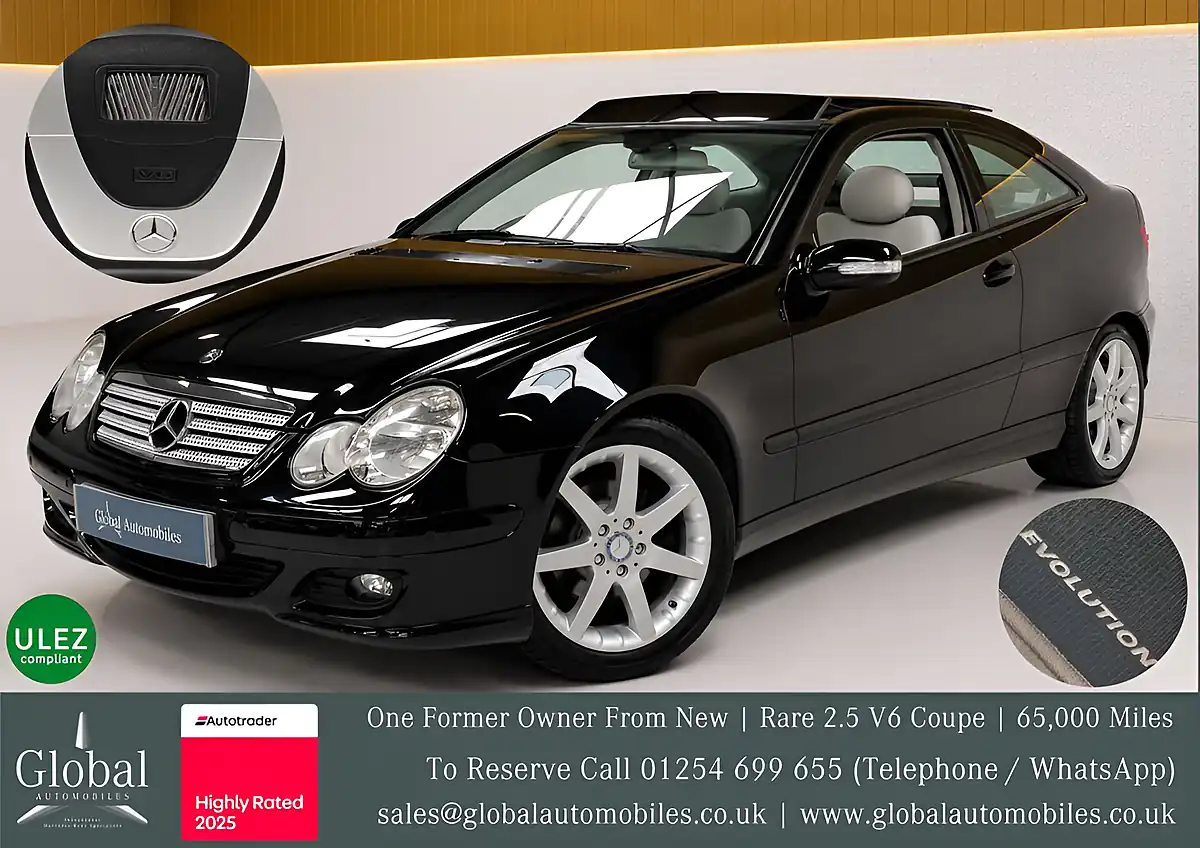 Used 2006 Mercedes-Benz C-Class Se Obsidian Black - Front View