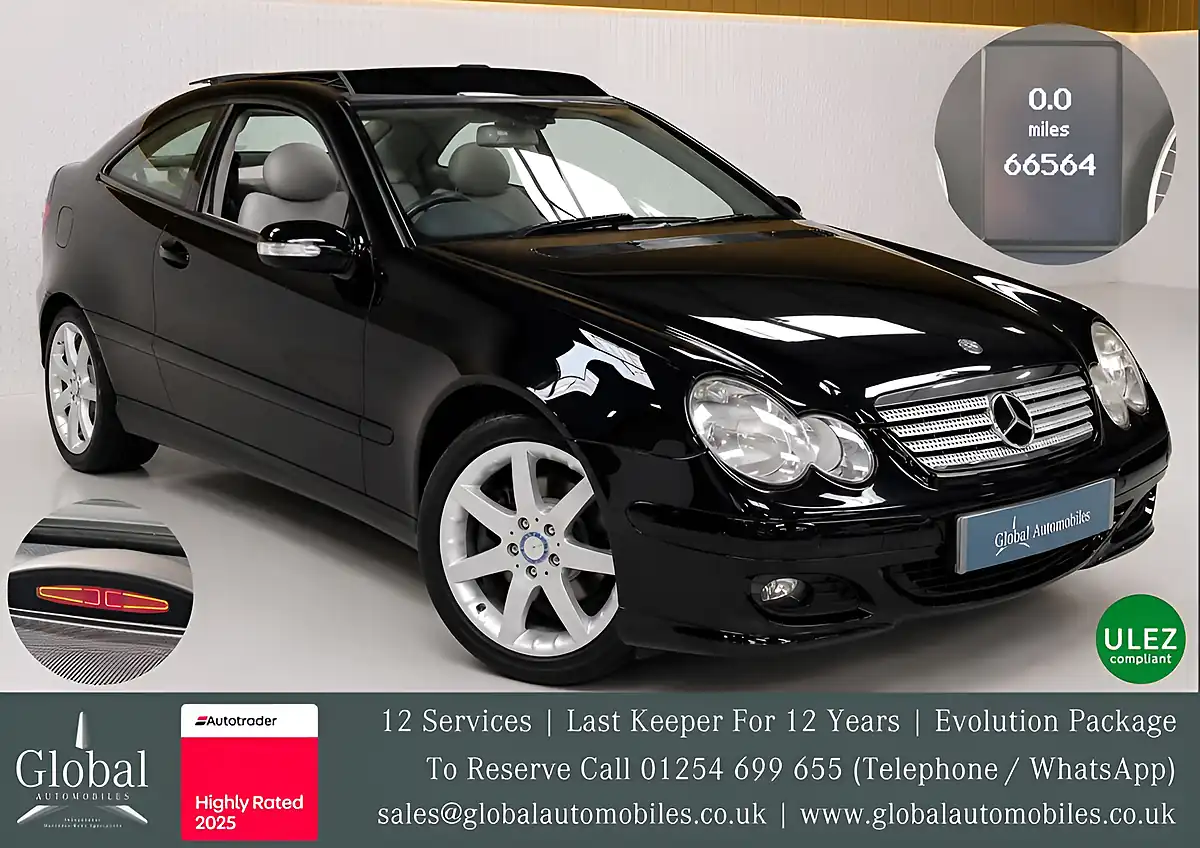 Used 2006 Mercedes-Benz C-Class Se Obsidian Black - Interior and Exterior details 3