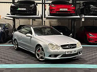 Used 2006 Mercedes-Benz Clk Sport Cabriolet Silver - Interior and Exterior details 2