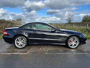 Used 2006 Mercedes-Benz Sl Convertible Black - Interior and Exterior details 2