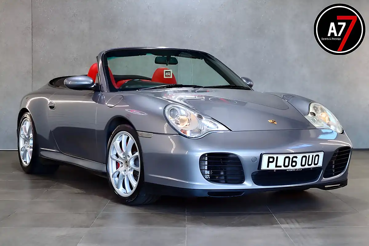 Used 2006 Porsche 911 Carrera Cabriolet Carrera 4S Silver - Front View