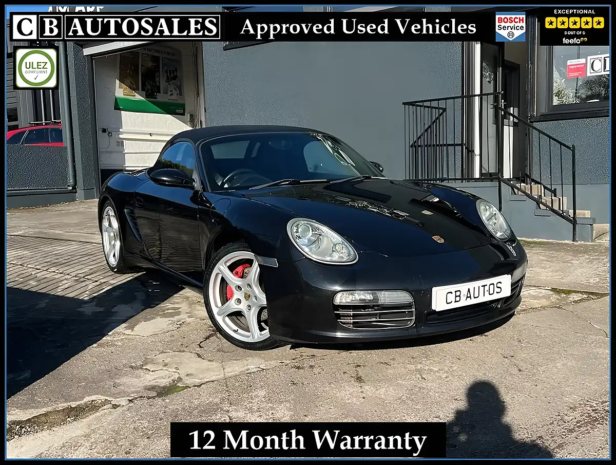 Used 2006 Porsche Boxster S Black - Front View