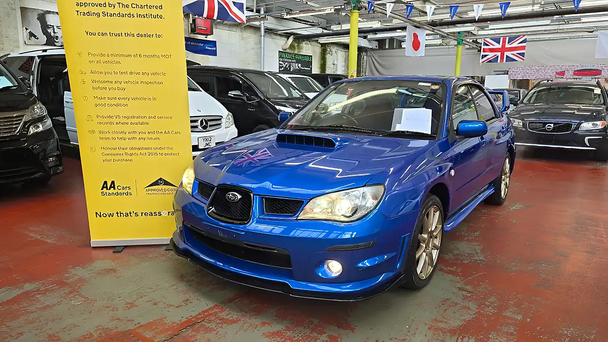 Used 2006 Subaru Impreza Wrx Blue - Front View