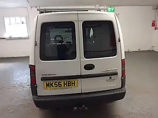 Used 2006 Vauxhall Combo Panel Van White - Interior and Exterior details 9