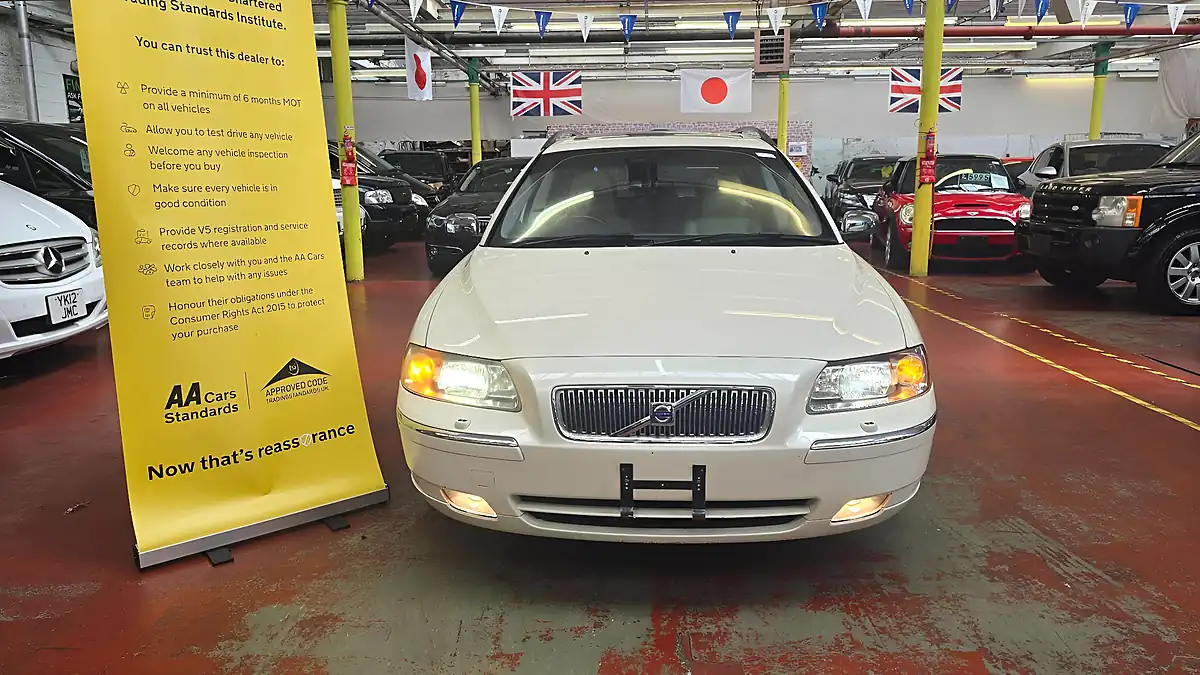 Used 2006 Volvo V70 Se Beige Leather Sunroof White - Interior and Exterior details 2