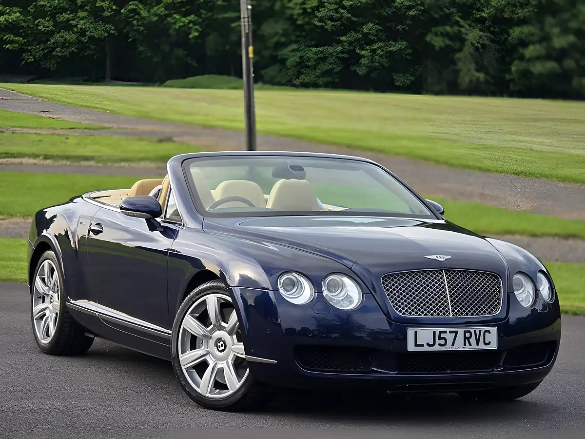 Used 2007 Bentley Continental Gtc Peacock Blue - Front View