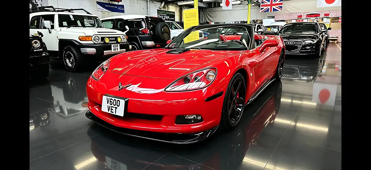 Used 2007 Chevrolet Corvette Convertible Red - Front View