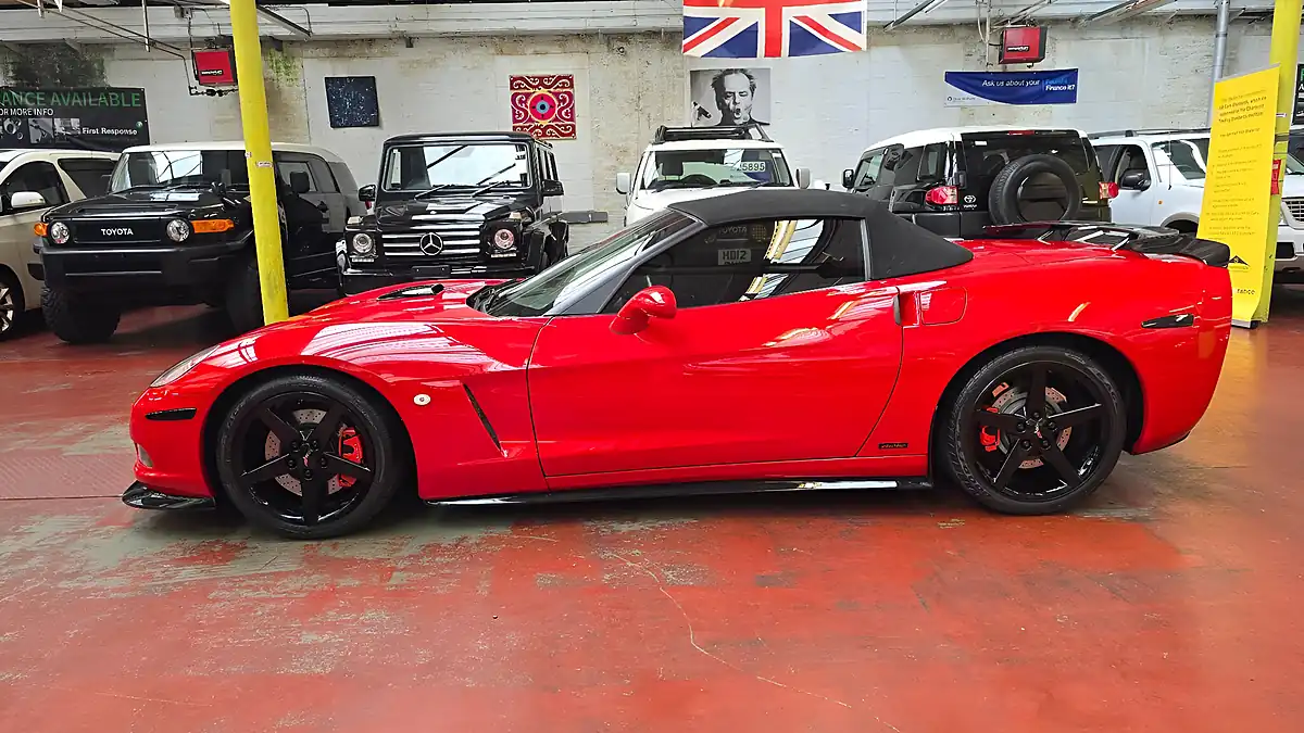 Used 2007 Chevrolet Corvette Convertible Red - Interior and Exterior details 17