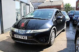 Used 2007 Honda Civic Se Black - Interior and Exterior details 2