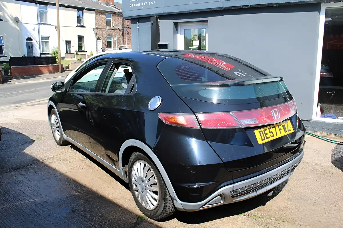 Used 2007 Honda Civic Se Black - Interior and Exterior details 4