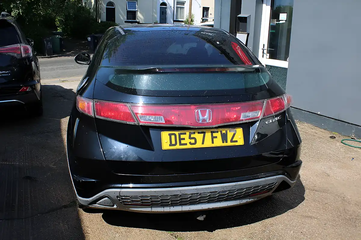 Used 2007 Honda Civic Se Black - Interior and Exterior details 5