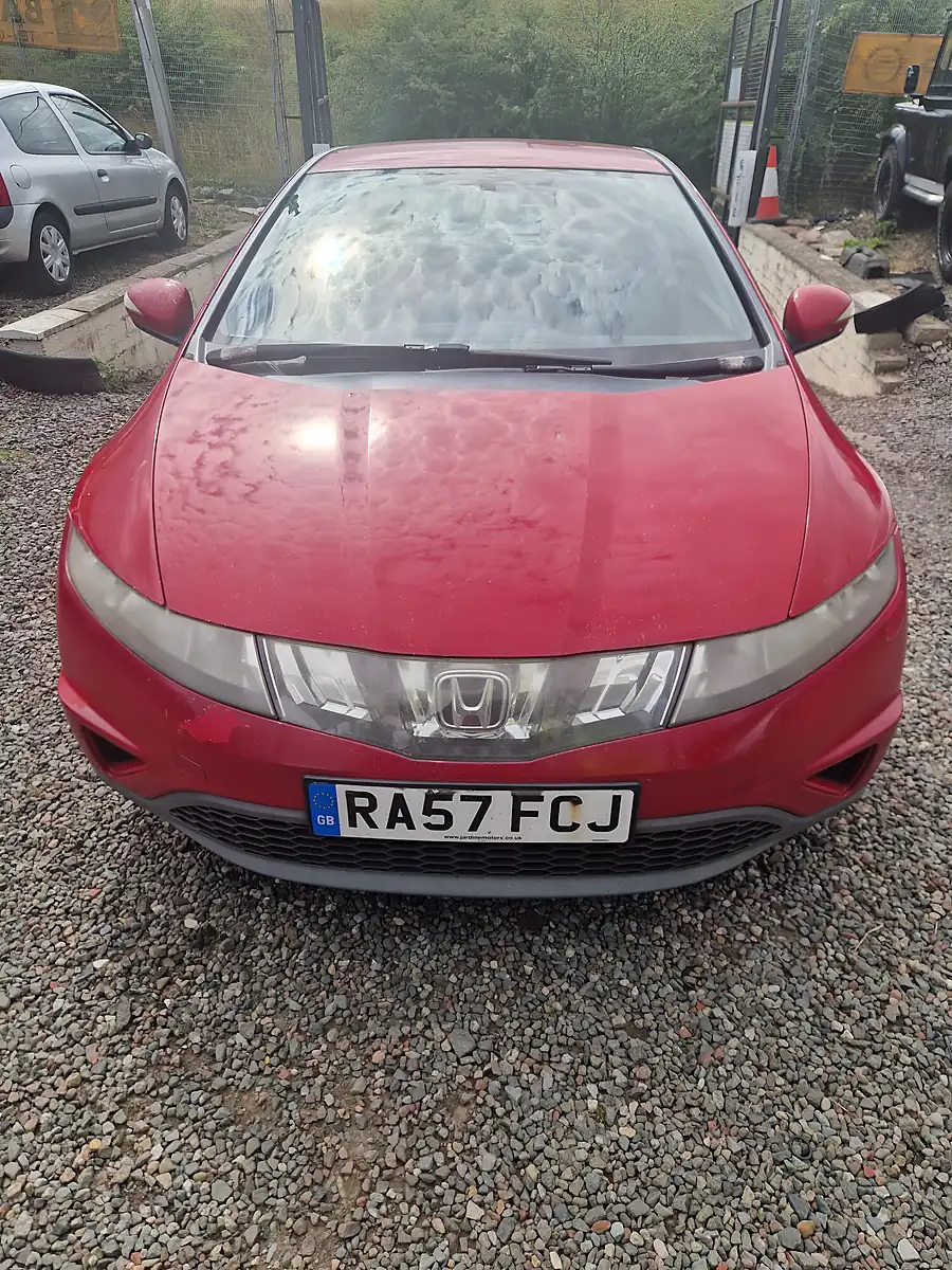 Used 2007 Honda Civic Se Red - Front View