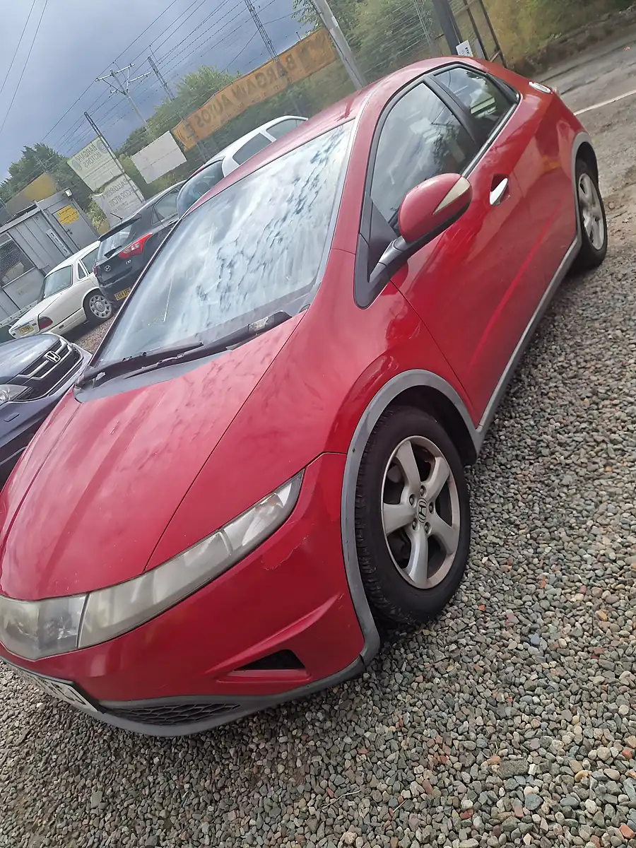 Used 2007 Honda Civic Se Red - Interior and Exterior details 4