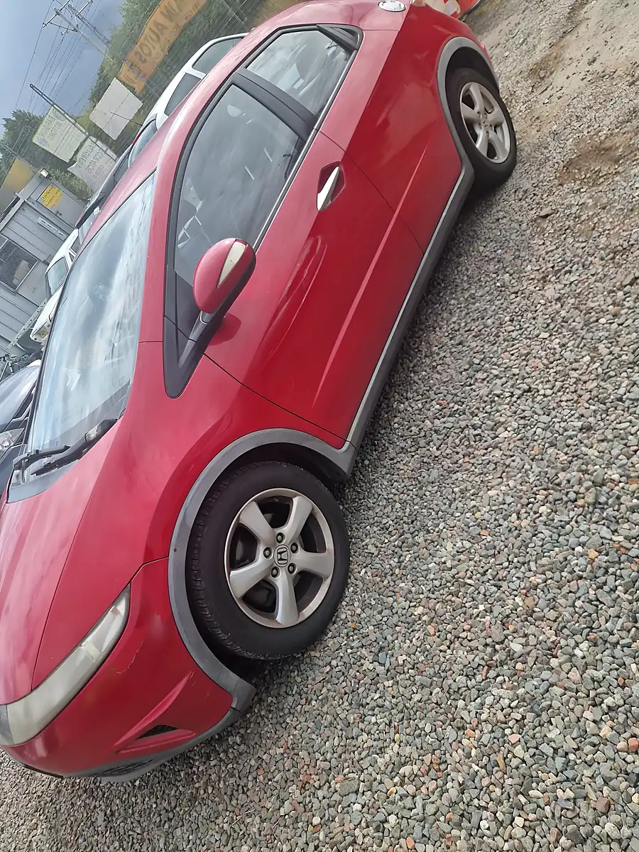 Used 2007 Honda Civic Se Red - Interior and Exterior details 5