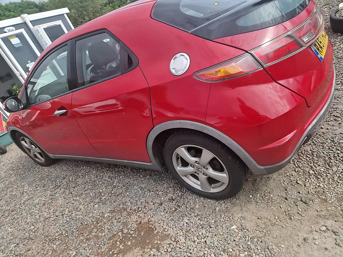 Used 2007 Honda Civic Se Red - Interior and Exterior details 6