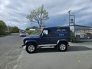 Used 2007 Land Rover Defender 90 County Hard Top Blue - Interior and Exterior details 5